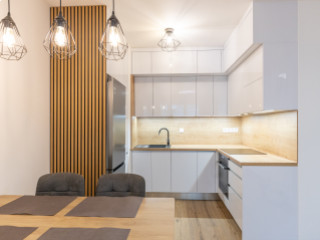 Ragyogó konyha egy kis melegséggel